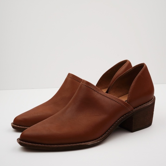 New MADEWELL The Brady Lowcut Bootie in English Saddle Leather - Picture 4 of 6
